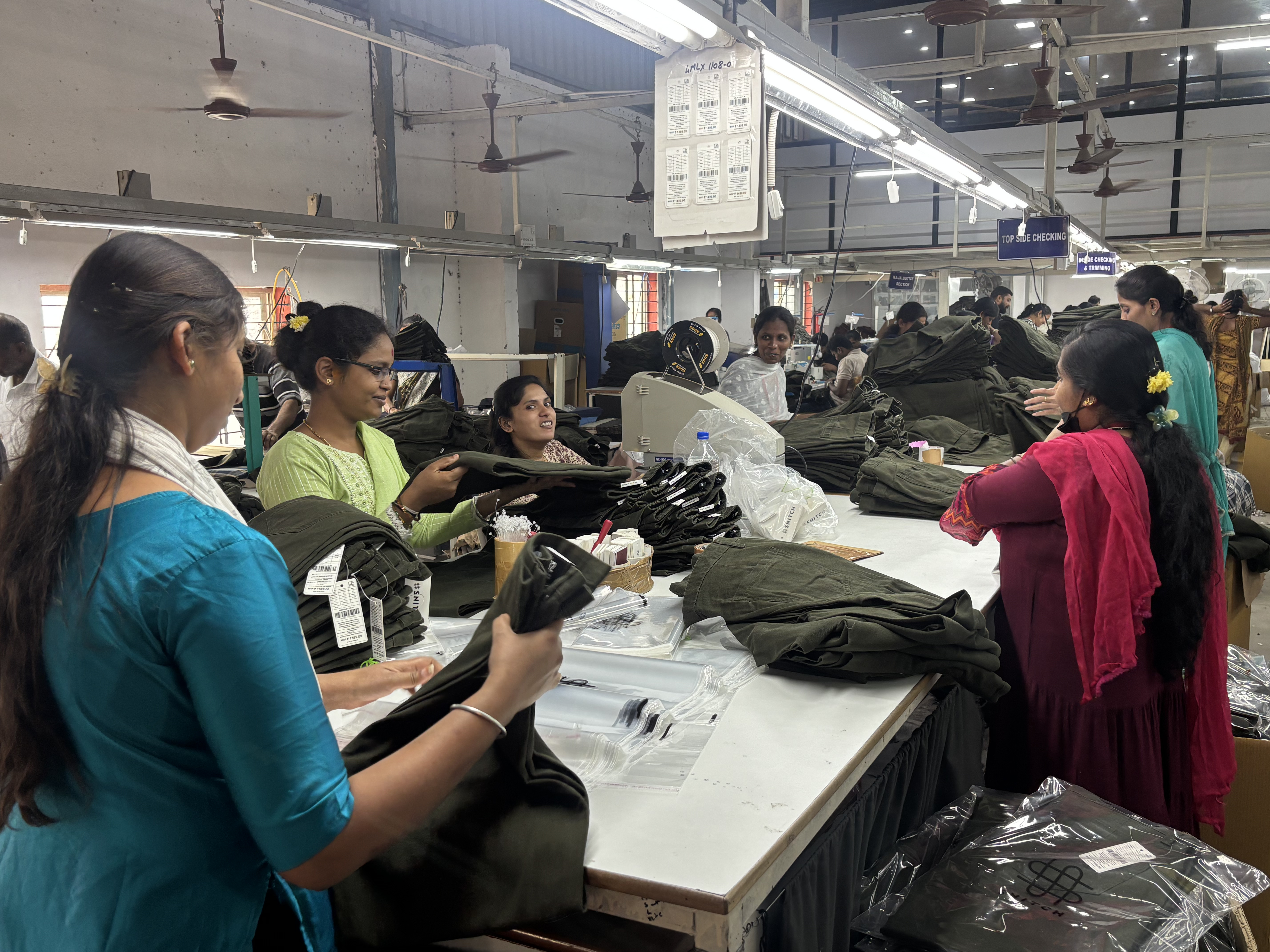 Trouser cutting section — GT Exports